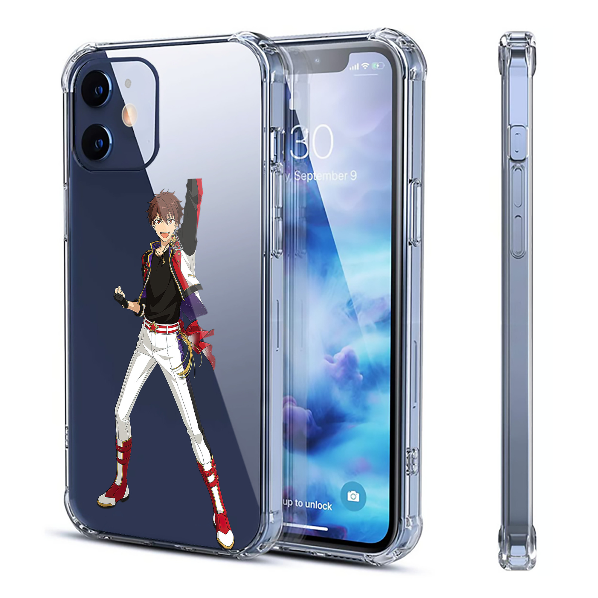 （画像用） あんさんぶるスターズ! Ensemble Stars 【iPhone 12シリーズ対応】透明スマホケース（クリアソフトケース）